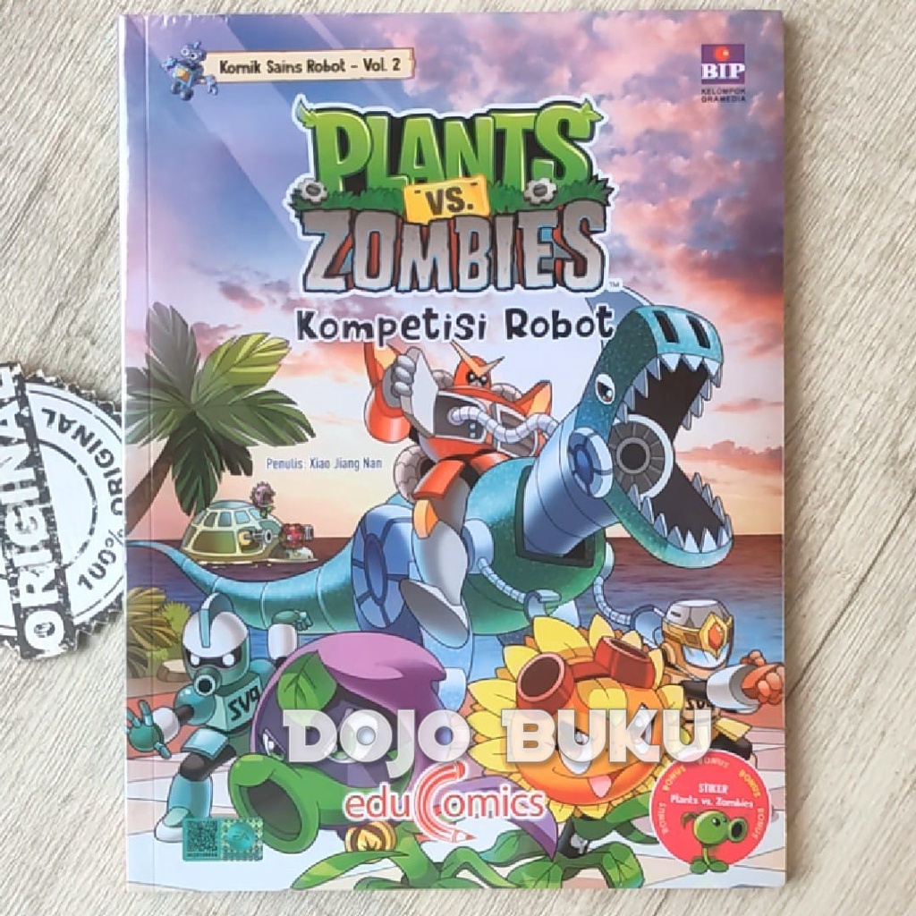 Buku Komik Plants vs Zombies Komik Sains Robot 2: Kompetisi Robot