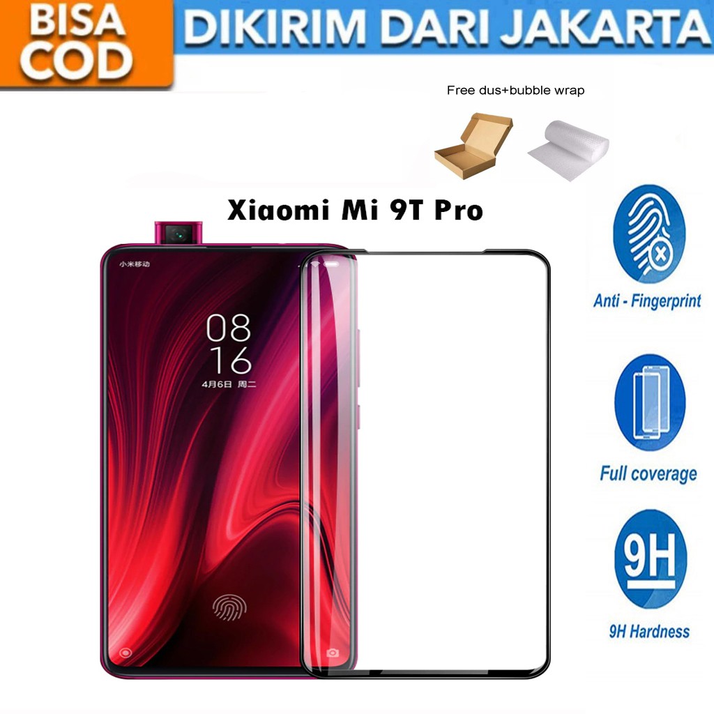 Tempered Glass Xiaomi Mi 9T Pro Full Cover/Full Screen Screen Protector Anti Gores