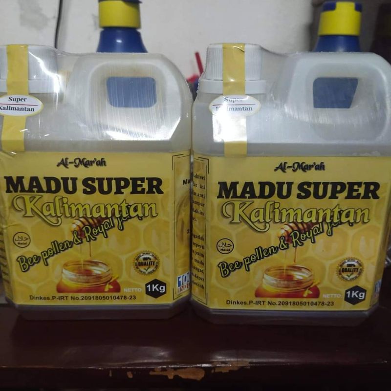 

Best Seller Madu Kalimantan 1kg Al Mar'ah Bee Pollen dan Royal Jelly