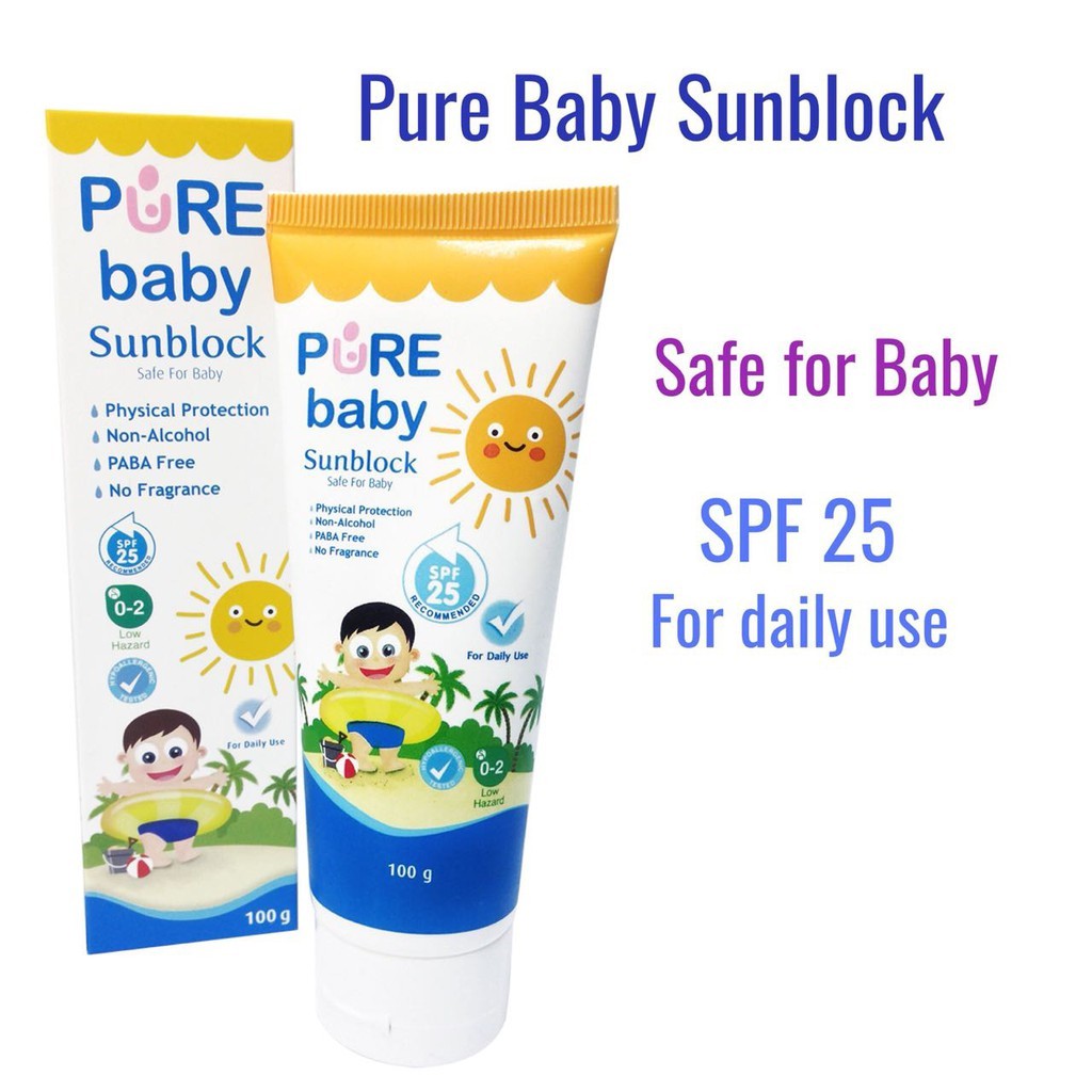 PURE BABY SUNBLOCK 100 ML exp bln 1 2024