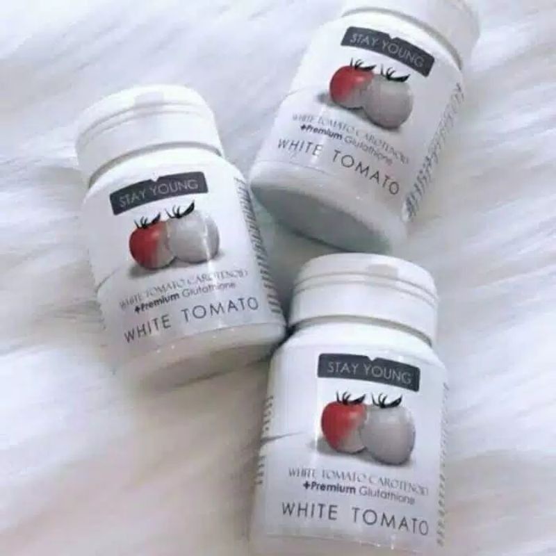 ( Bisa Cod ) Stay Young White Tomato Original 100% Asli Goddesskin White Tomato Pemutih