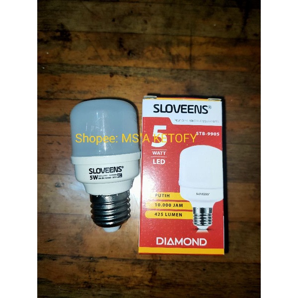 Lampu LED murah Diamond Sloveens 5W. pembelian min 4pc. bisa campur watt lain