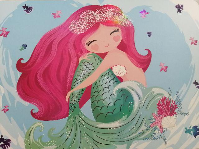 Mikado Folding Table Meja Lipat Medium 60x40cm Mermaid