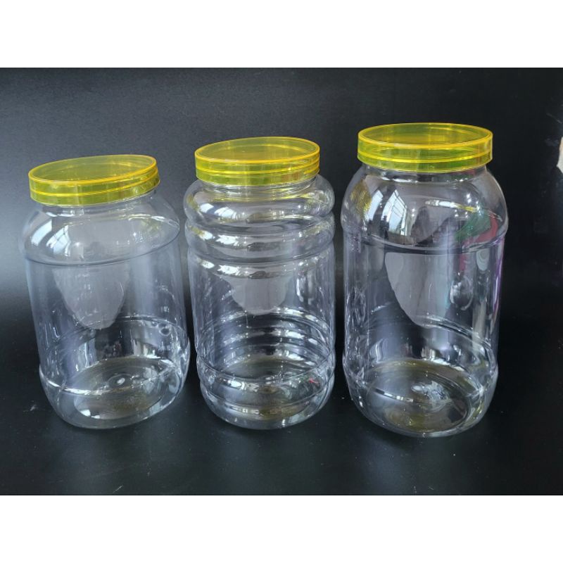 TOPLES BESAR TABUNG CUPANG PERMEN PLASTIK 2 LITER 1.5 LITER 1.7 LITER TUTUP WARNA WARNI PINK MERAH H