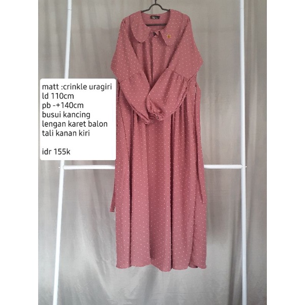 gamis crinkle uragiri