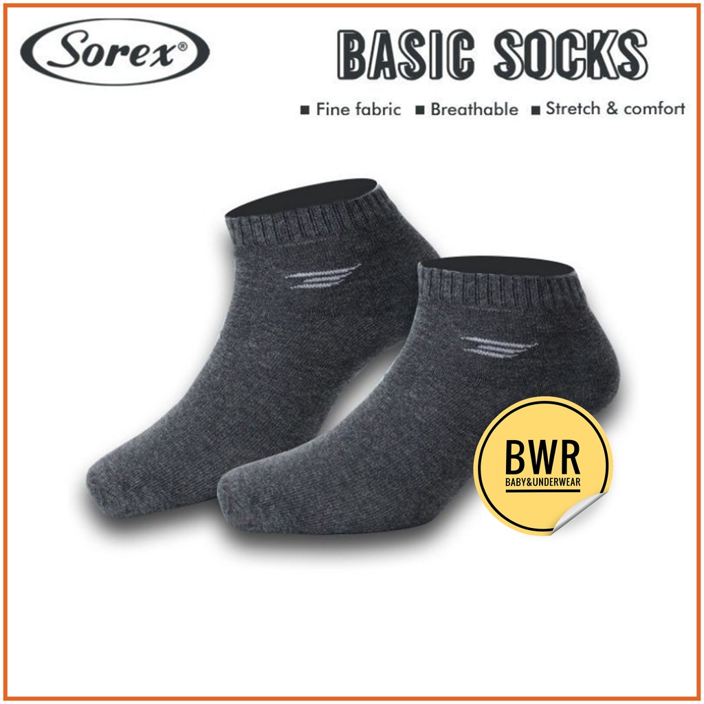 Kaos Kaki Pria Sorex K8101 Basic Socks / Kaos Kaki Laki Laki Kerja Kantor  K 8101 Pendek Mata Kaki | Bwr