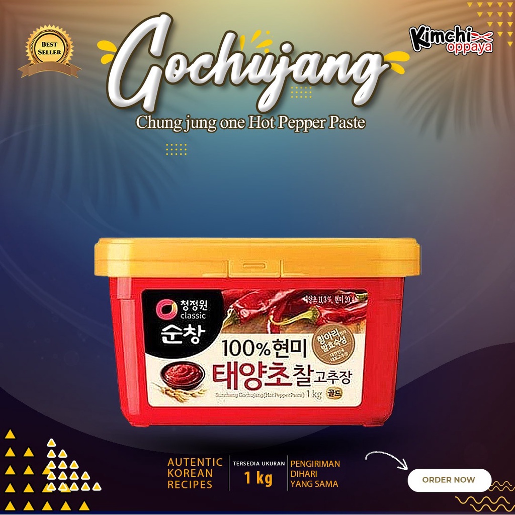 

Chung Jung One Gochujang 1Kg Sambal Cabai Pasta Korea Hot Pepper Paste