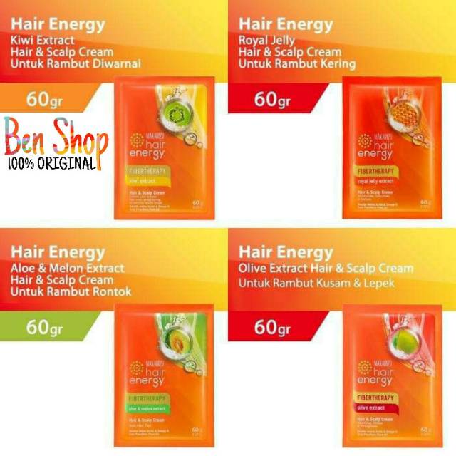 Makarizo Fibertherapy Hair Energy Creambath & Scalp Cream Sachet