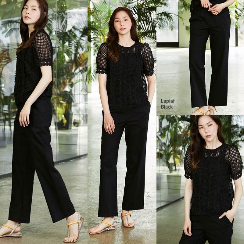 PANTS-LAPIAF ITALY DESIGN LINEN PANTS