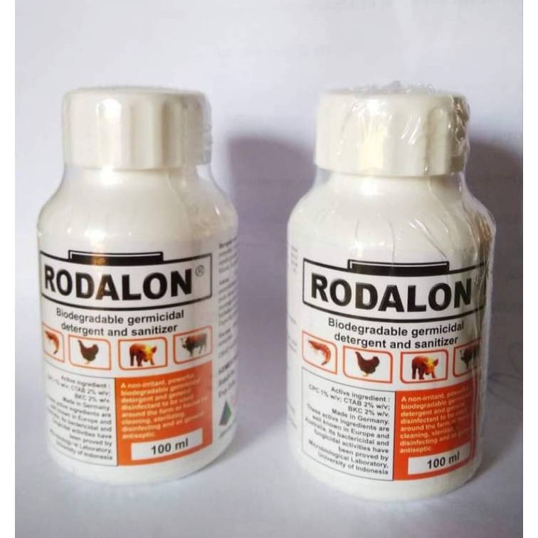 Jual Rodalon detergent and sanitizer 100 ml | Shopee Indonesia