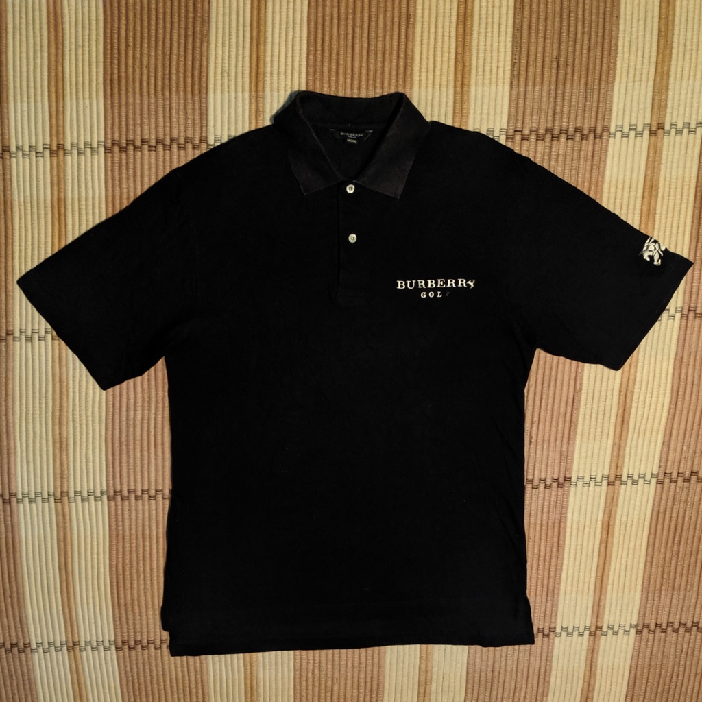 Polo Shirt BURBERRY GOLF Kaos Polo Size LL Original Second Preloved