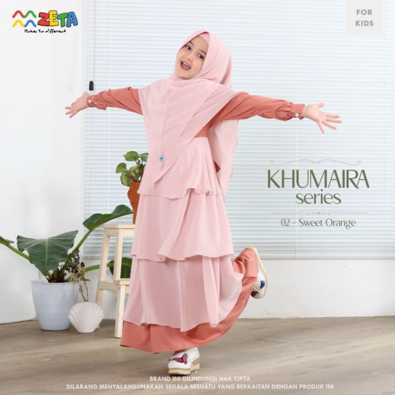 Gamis Anak Khumaira Original Produk Zeta Outfit