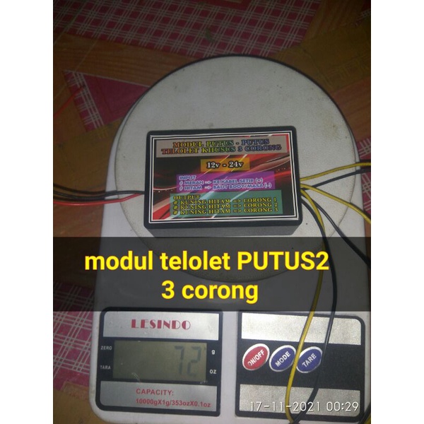 MODUL RELAY KLAKSON TELOLET PUTUS-PUTUS 3 CORONG
