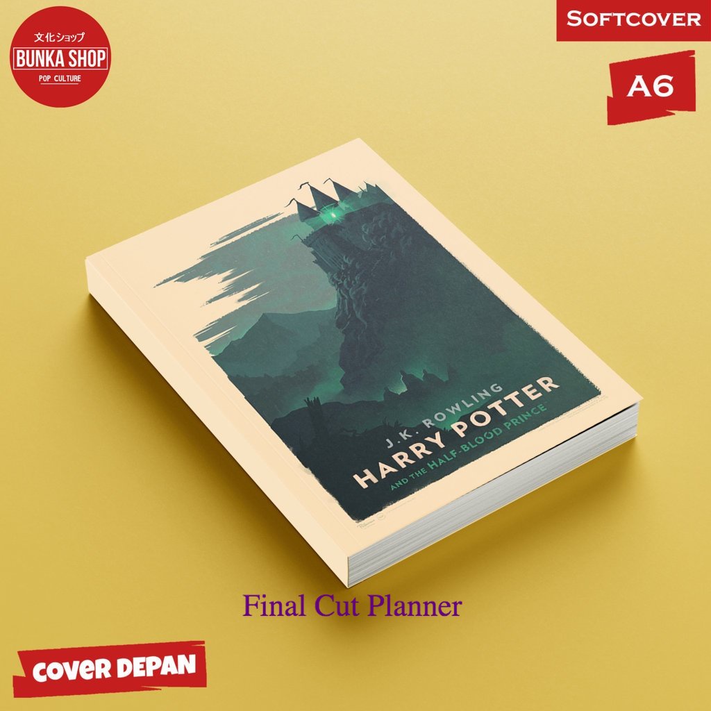 

Buku tulis polos/bergaris Harry Potters And The Half Blood Prince Softcover A6 Buku Tulis Catatan Notes Agenda Planner Jurnal