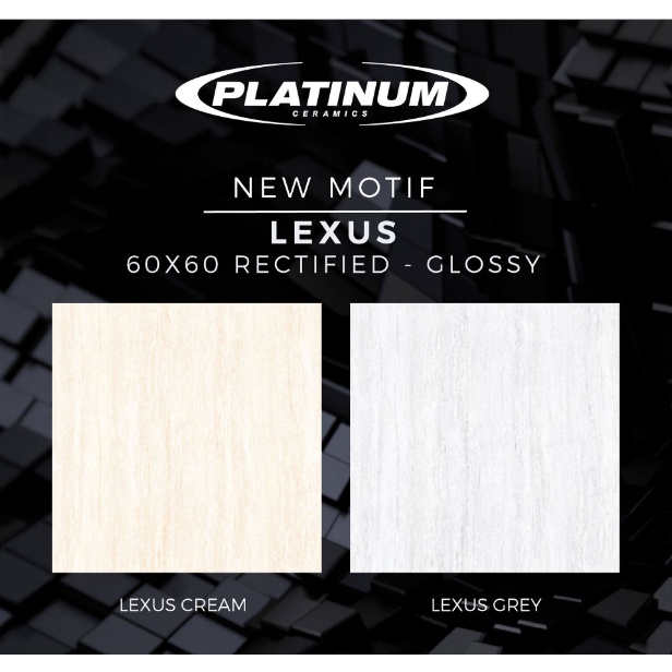 LEXUS GLOSSY UK.50X50 DINDING LANTAI KERAMIK PLATINUM