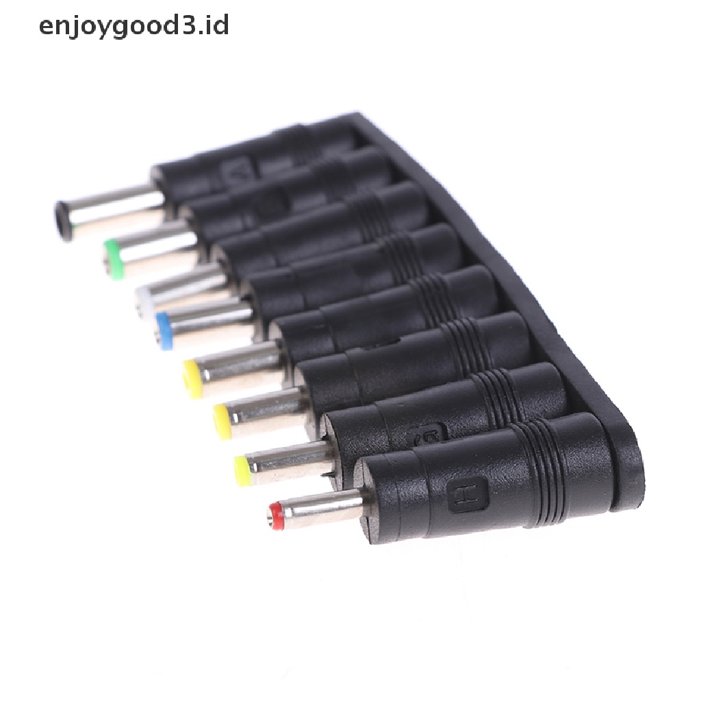 8pcs / Set Adapter Power Supply Ac / Dc Universal Multifungsi