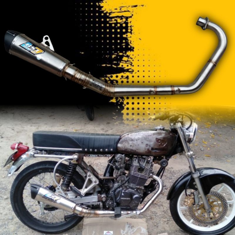 Knalpot Herex CB GL Tiger MEGAPRO Original BST racing