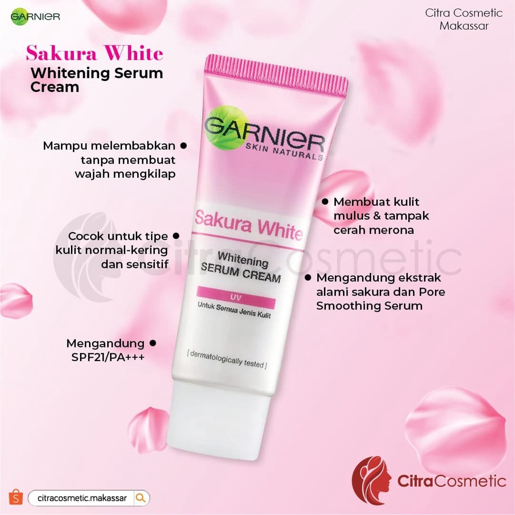 Garnier Sakura White Series Whip Foam | Pinkish Radian Foam | Essens Lotion | Night Cream | Whitening Serum Cream | Body Lotion