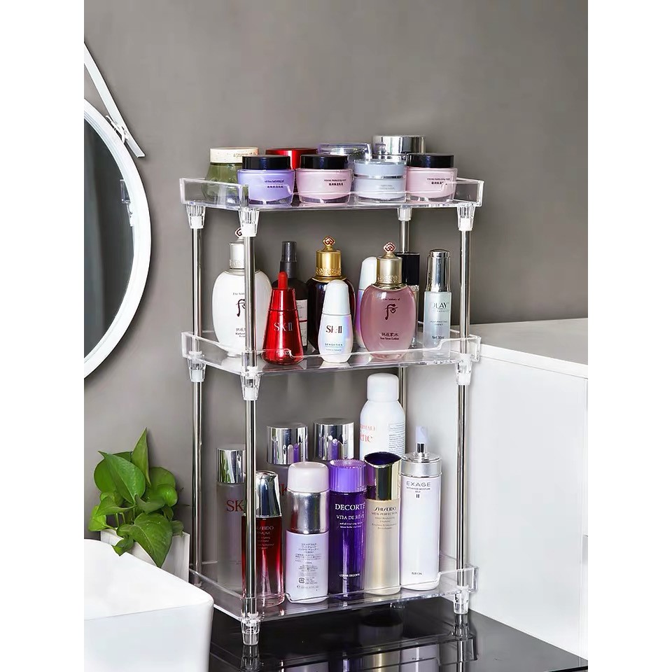  KOTAK  KOSMETIK RAK MAKEUP  ACRYLIC ORGANIZER Shopee 