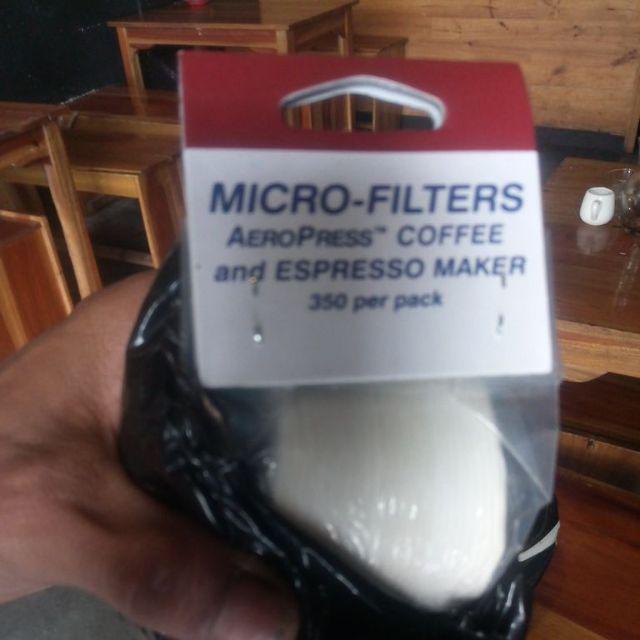 Filter Kertas 350 Micro Paper Aeropress Aerobie Coffee Kopi Saringan