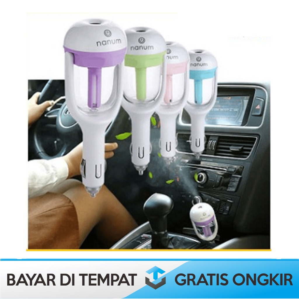 DIFFUSER CAR HUMIDIFIER AROMATHERAPY ORI BY TAFFWARE UNTUK MOBIL MURAH