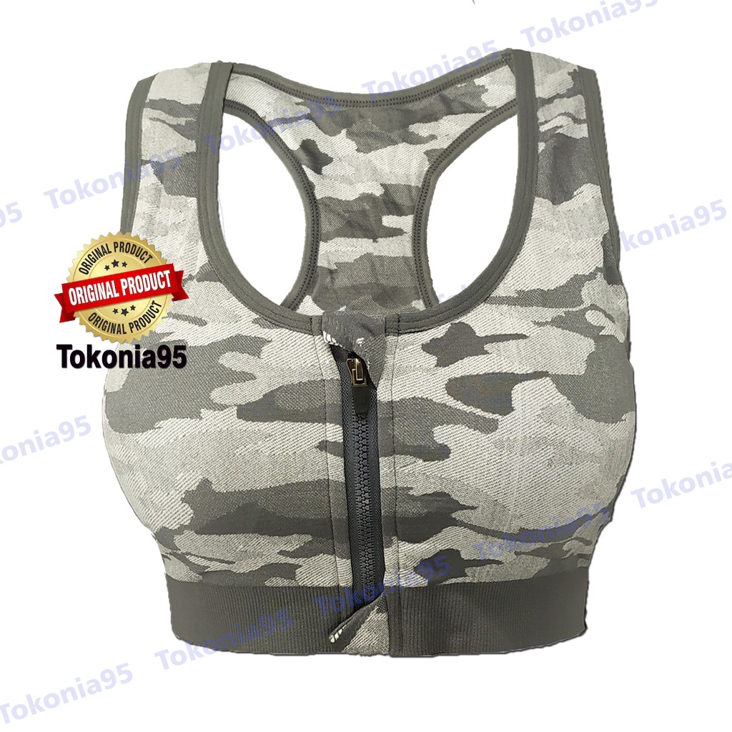 Insport BH Olahraga Fitness Yoga Gym Motif Loreng Art 2215