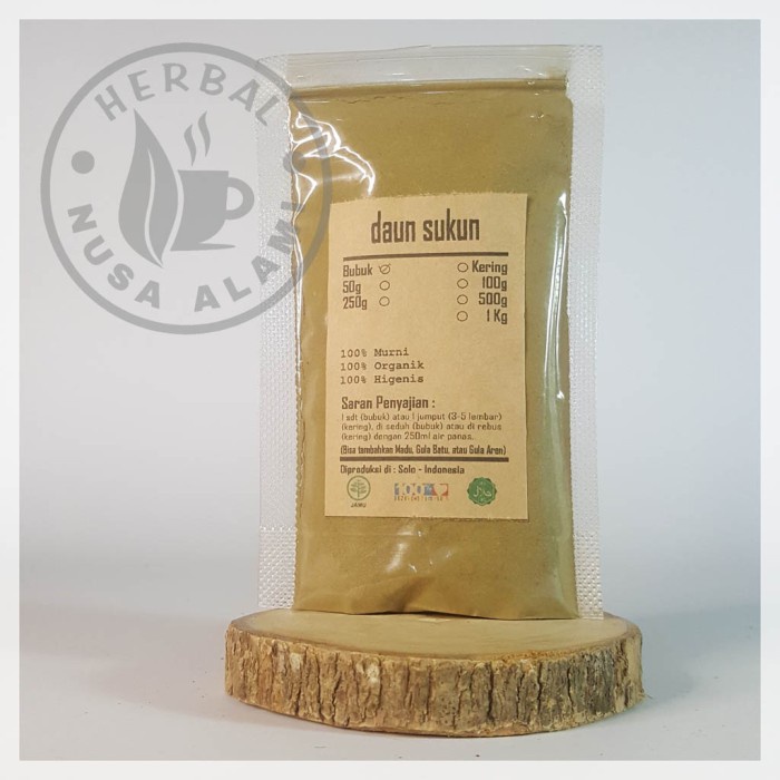 

DAUN SUKUN BUBUK | MURNI | Artocarpus Altilis 100g