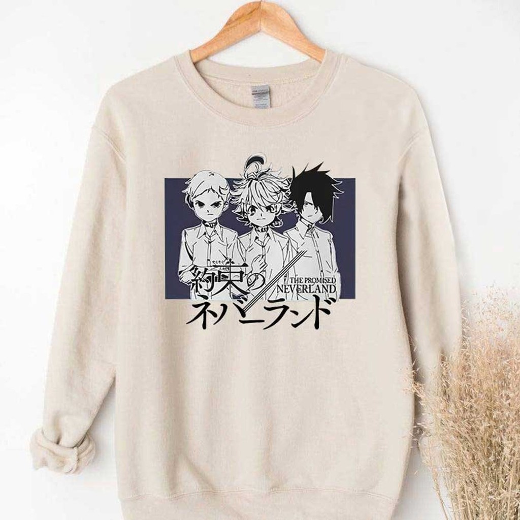 Crewneck The Promised Neverland brother and sister Unisex Premium