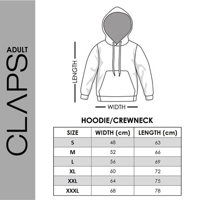 CLAPS - Navy Basic Zipper Hoodie (Hoodie Polos Dewasa)