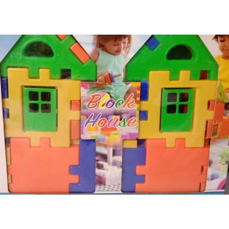 Mainan Block House Building Block