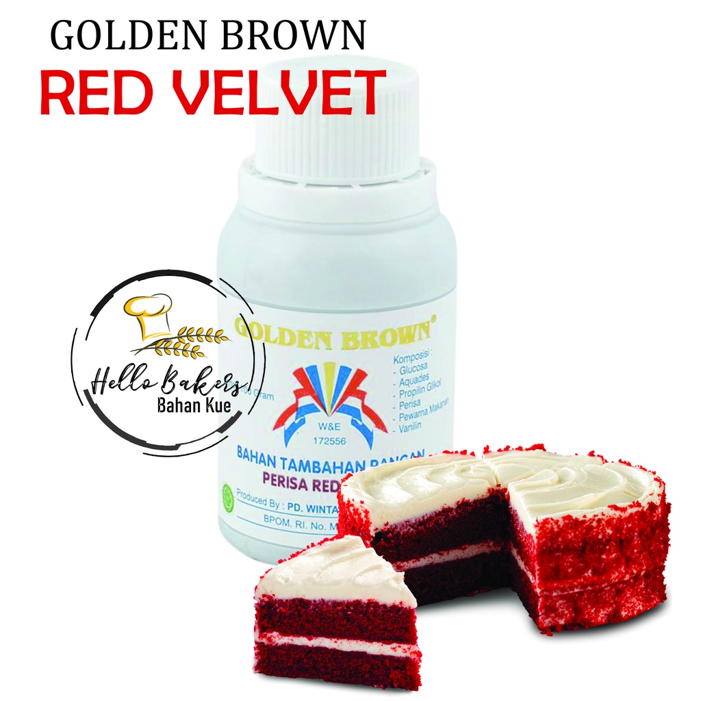 

GOLDEN BROWN RED VELVET 100 GR / PERISA / PERASA / GOLDEN BROWN RED VELVET