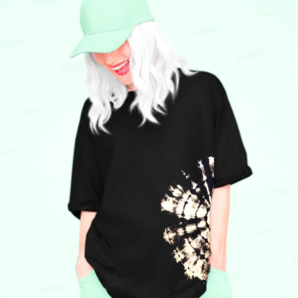 Kaos Oversize Wanita Kaos Tie Dye Oversize Kaos Oversize Korea Kaos Tie Dye Jumbo Kaos Premium