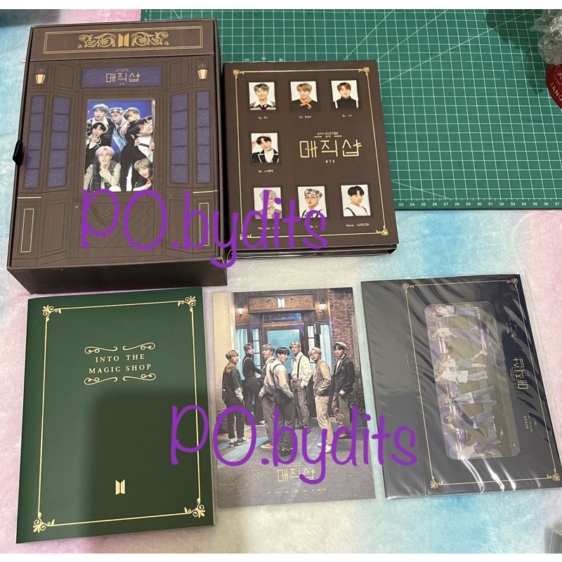 [READY] SHARING BTS 5th Muster - MAGIC SHOP DVD OUTBOX/DISCS/PHOTOBOOK/POP-UP BOX/INVITATION CARD