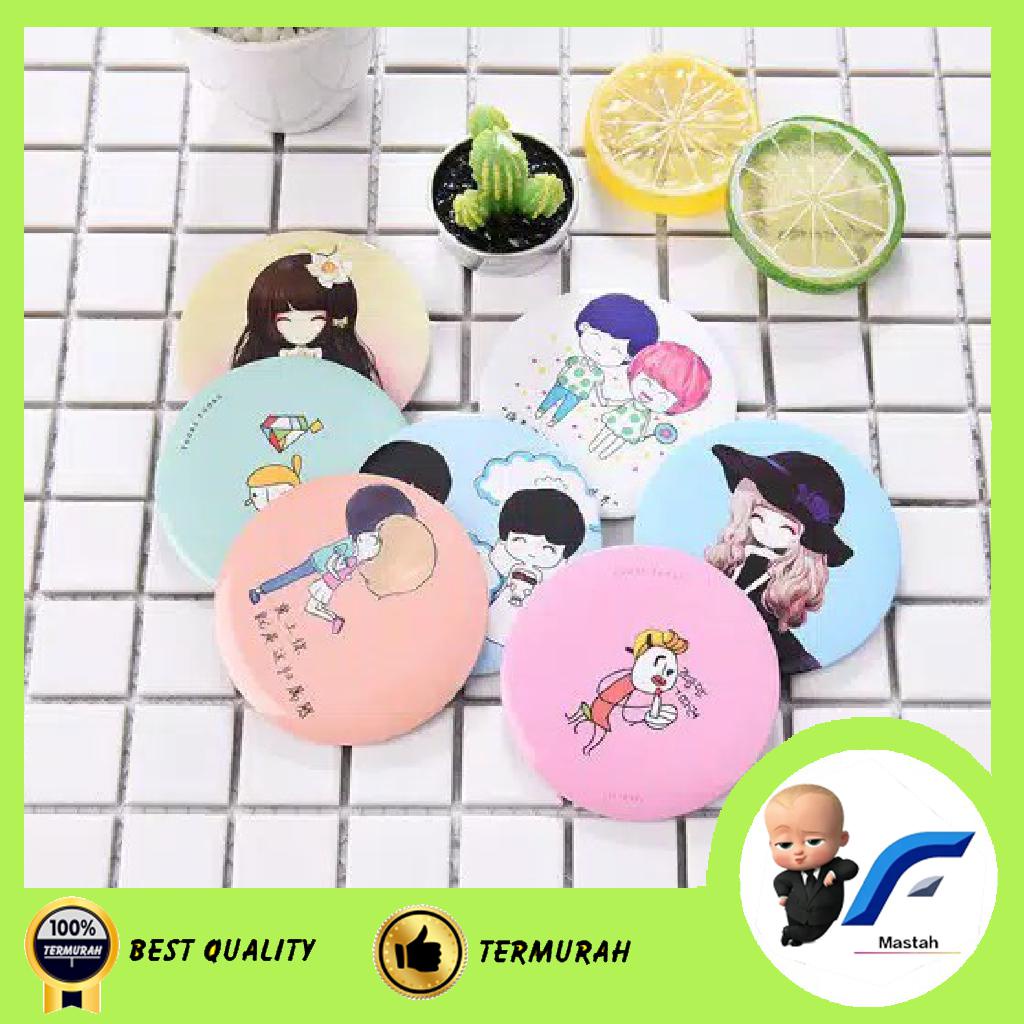 COD CERMIN KACA BULAT KARAKTER LUCU / CERMIN LUCU / CERMIN MURAH