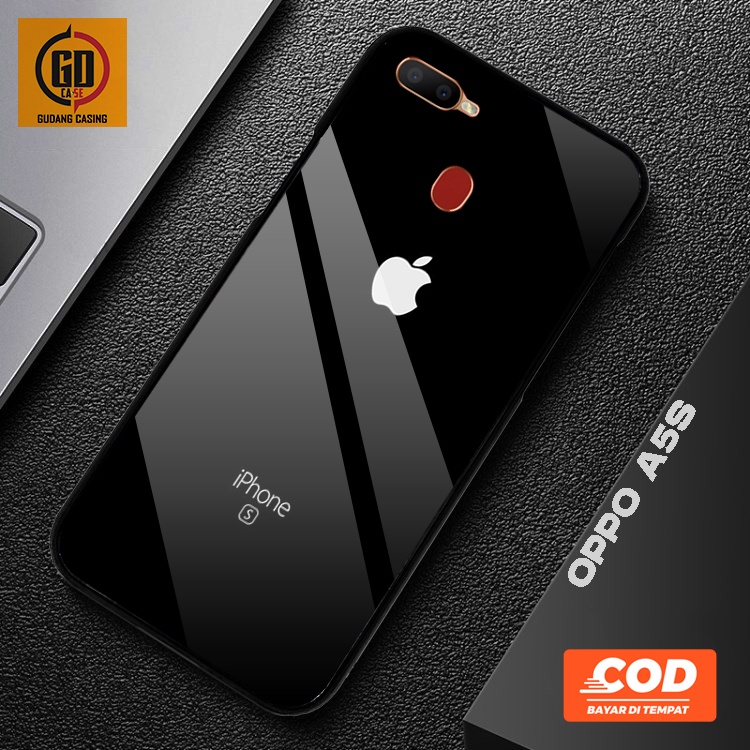 Case Oppo A5s  Terbaru - Gudang Casing [ Logo ] Oppo A5s - Case Hp - Casing Hp - Softcase Glossy - S