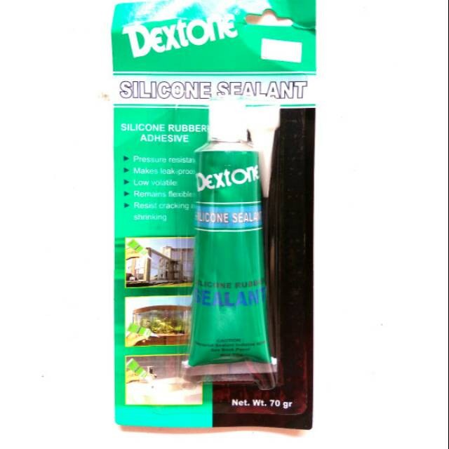 

Lem Silikon - Lem Silicone - Lem Sealant Dextone 70 gram