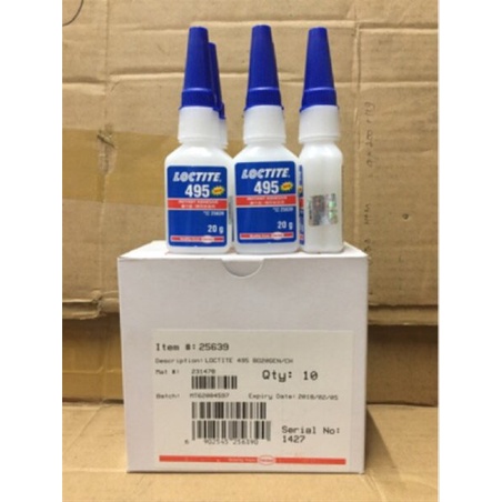 PDR LOCTITE 495 SUPER BONDER LEM LOCTITE  BARANG PERALATAN BENGKEL