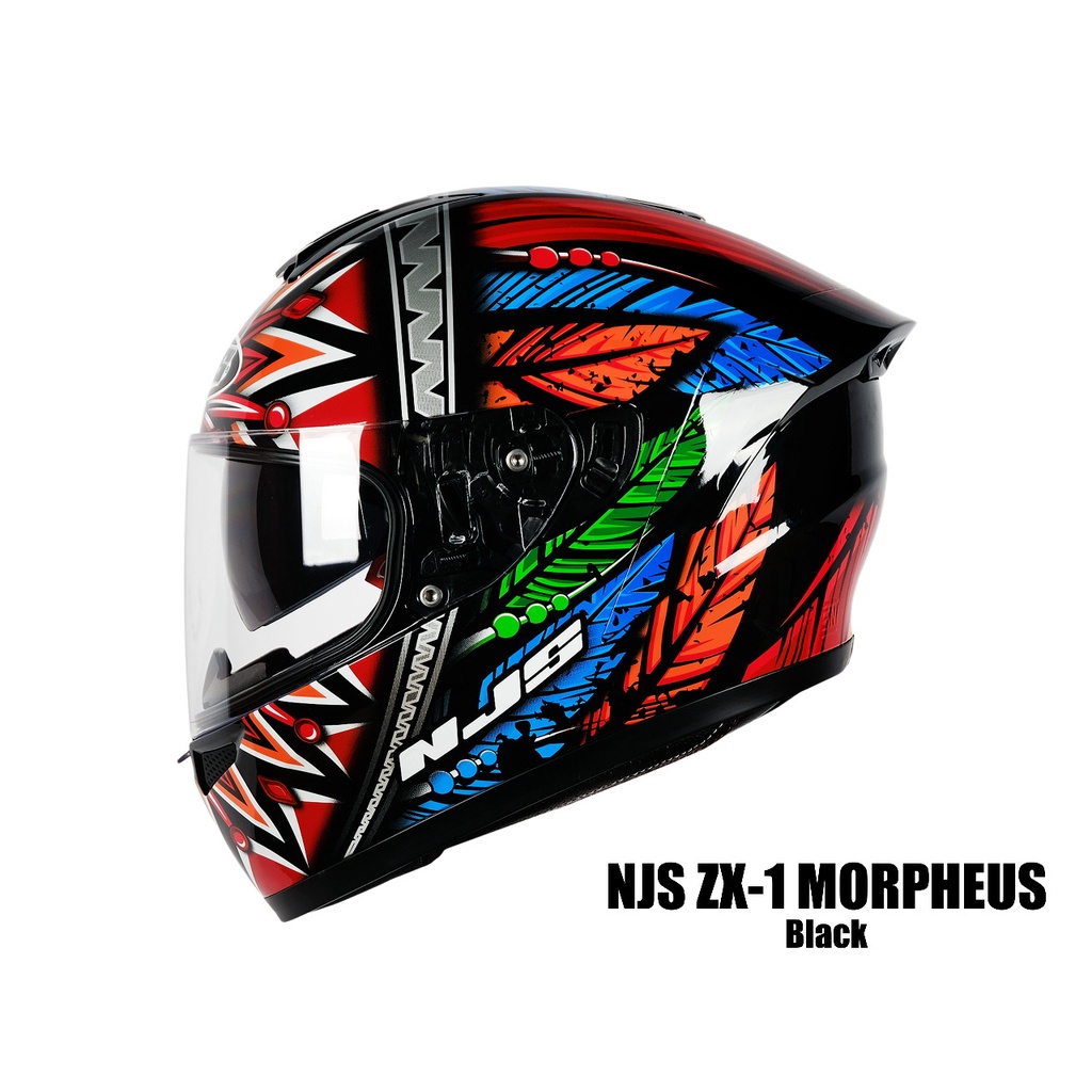 Helm NJS ZX-1 Morpheus Full Face DV Helmet