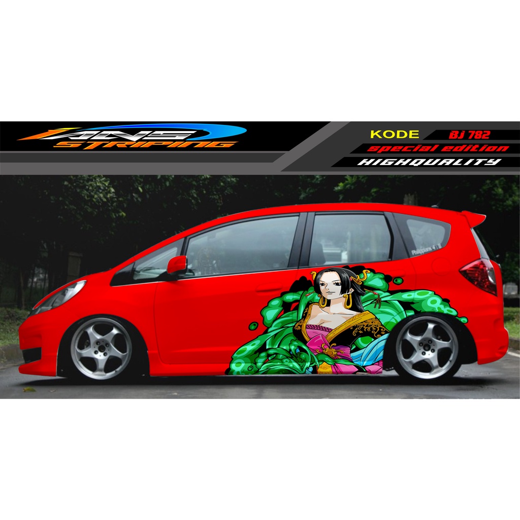 VARIASI STICKER MOBIL JAZZ BRIO AVANZA SIGRA YARIS / STIKER VARIASI MOBIL / MODIF STICKER MOBIL