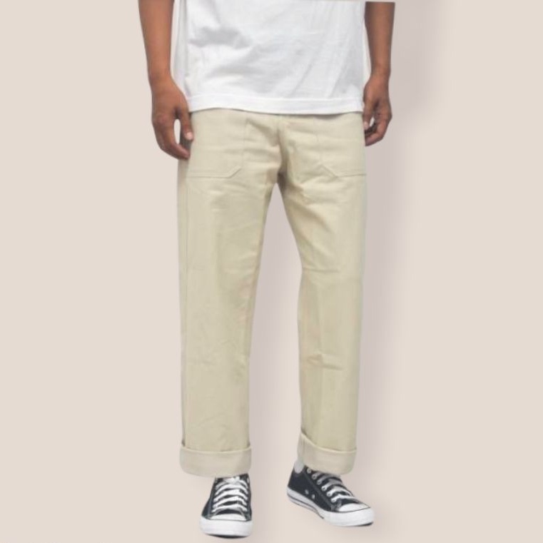 celana pria wanita fatique over size /celana casuall work pants original outfit bayar ditempat