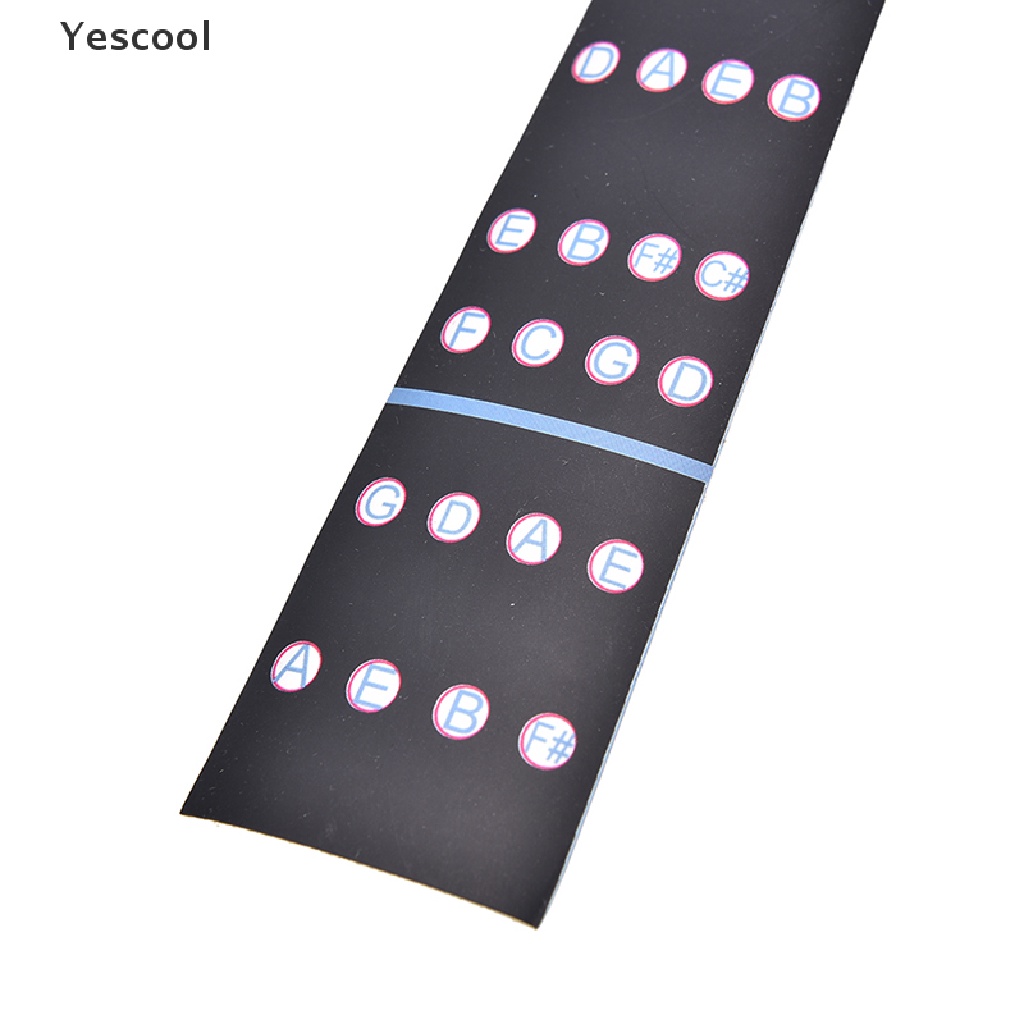 Stiker Intonasi Fretboard Marker 1 / 8-4 / 4 Untuk Pemula Belajar Biola