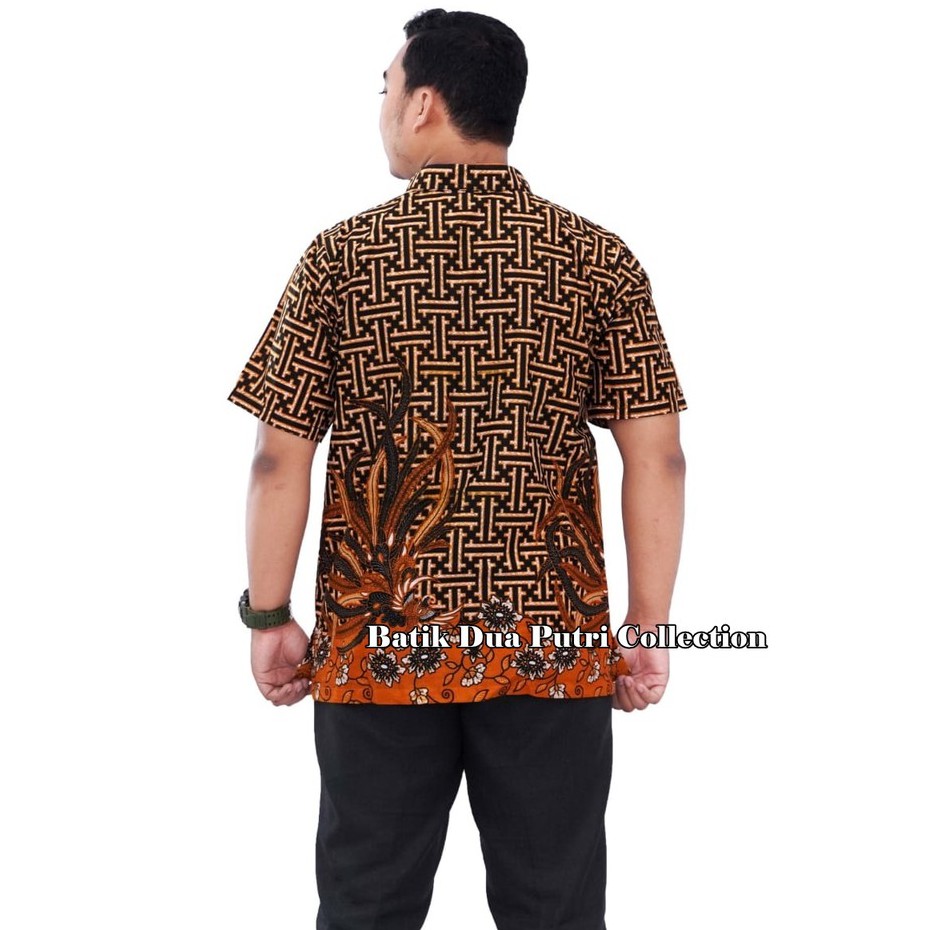 Couple Dres Batik Wanita Kemeja Pria Modern Pagar Ayu Widik Batik Dua Putri