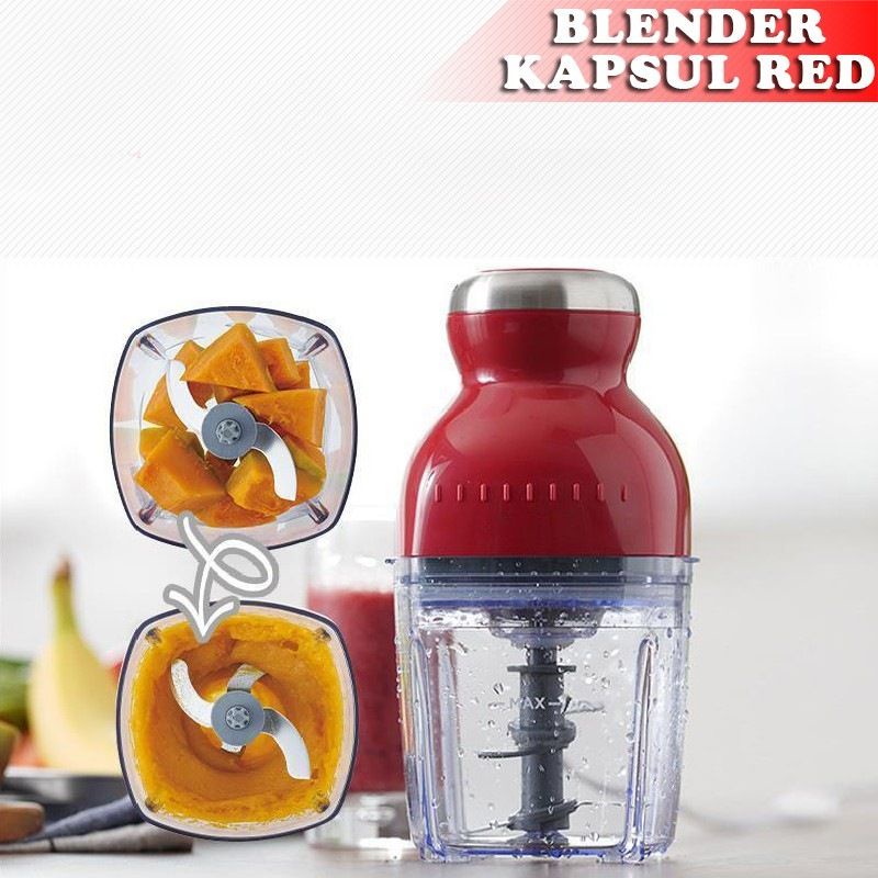 New Blender Capsule Quatre Cutter Eazy Home 600ML Lebih Tebal Kokoh Dan Food Grade