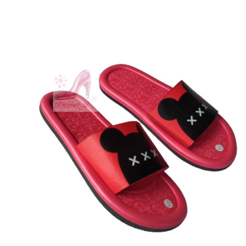 Sandal Slop Wanita Mickey XXX Lucu