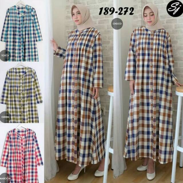 gamis jumbo kotak