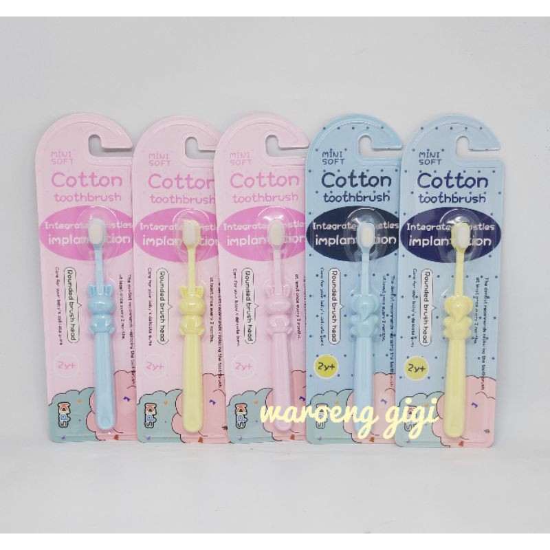 Sikat Gigi Anak Cotton Toothbrush Halus Lembut