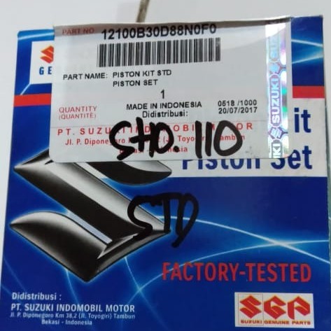 Piston Kit Seher Kit Suzuki Shogun Old 12100 30D88