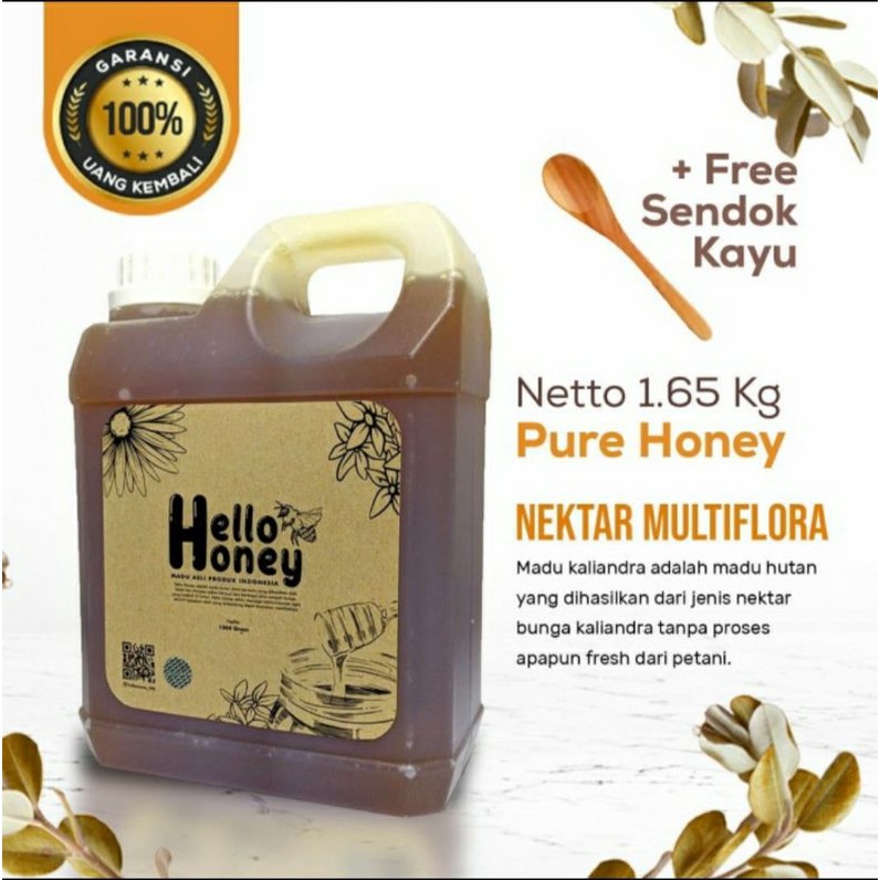 

MADU MANIS ASLI HUTAN 1650 gram - MADU HELLO HONEY