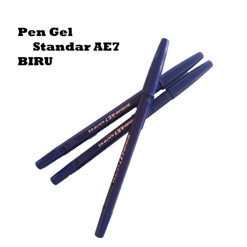 

bolpen standard AE7 warna biru