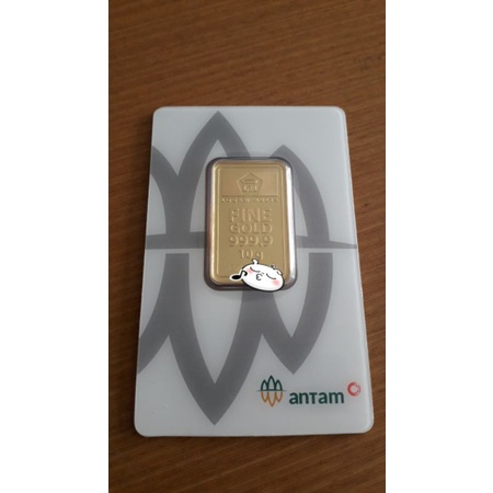 Logam Mulia ANTAM 10 gram Press Certicard Certieye